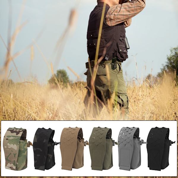 Bælte Radio Holster Taske Walkie Talkies Holder Justerbar Radio Opbevaringspose Gray Color