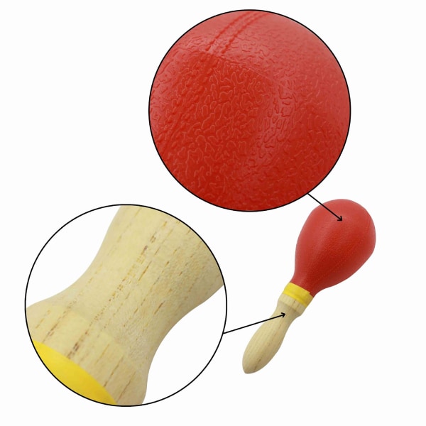 Plast sandhammare Maraca skaller Baby Sound Music 3 färger valfri Yellow