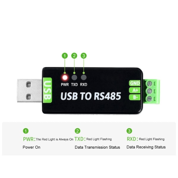 USB till RS485 omvandlare RS485 kommunikationsmodul expansionskort CH343G / FT232RL CH343G Version