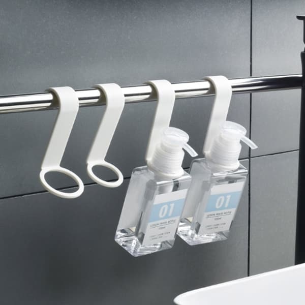 Brusegel Flaskeholder Krog Håndsæbedispenser Holder Shampoo Flaskeholder