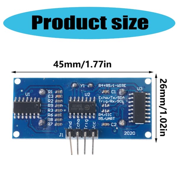 Ultralydsensor Modul Ultralyd Avstandsmåler Modul For Robotikk