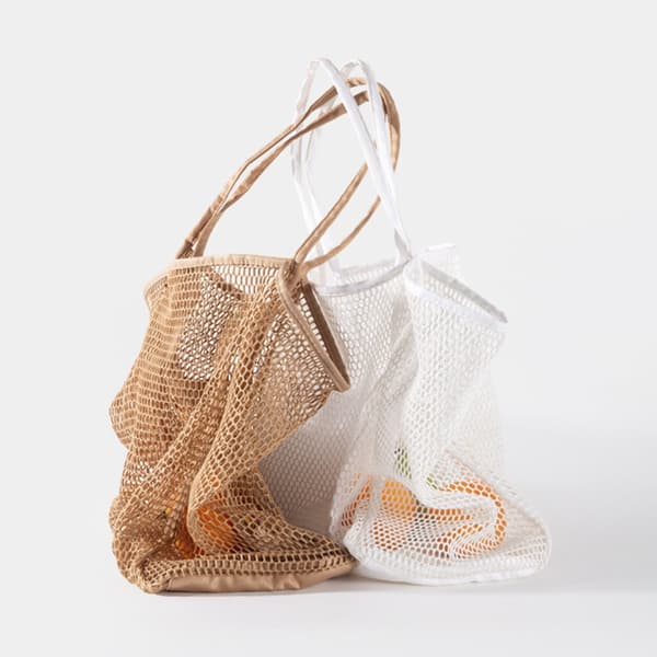 Mesh Bag vedenpitävät rantalaukut aikuisille White