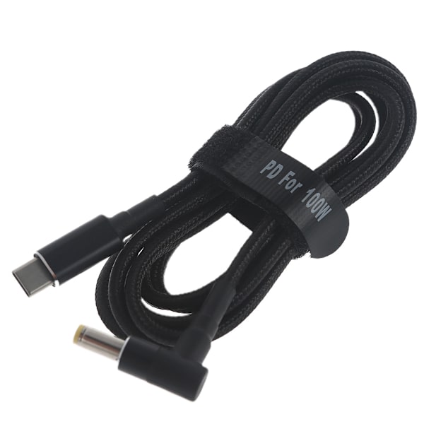 Professionell power för hane 100W PD USB Typ C för DC 5,5 x 1,7 mm