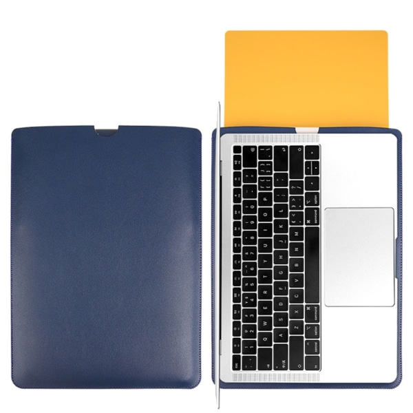 Laptopväska Vattentätt PU- cover för Book Air 13 Pro 13,3 14 15 15,6 tums case- Notebook innerväska Pink 15 inch