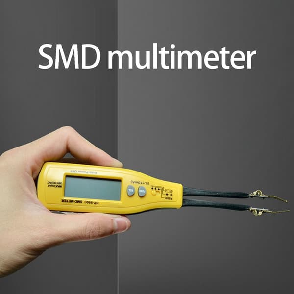 Kompakt digitalt multimeter designet til komponenter med stabile aflæsninger