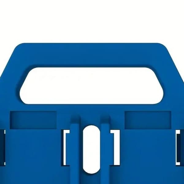Universell 18V batterioppbevaringsholder i plast med bærbart håndtak