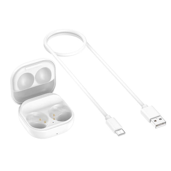 For for Galaxy Buds 2 Ladeboks Beholder Lader Bluetooth-kompatible Hodetelefoner
