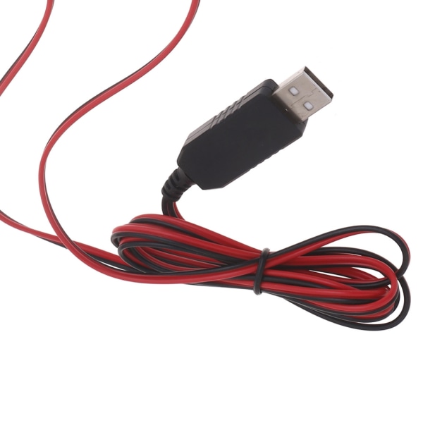 USB One to Two LR14 C attery Elimination Kabel 1,5V Kontinuerlig power USB - power för skrivbordslampor Leksak