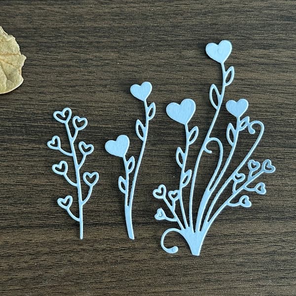 Blomst Skærestans Scrapbooking Prægning Stencils Kulstofstål Stanseskæring