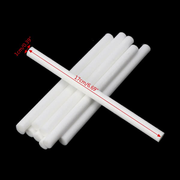 10 stk. bomullsfilter luftfukter filter erstatning veker refill svamper
