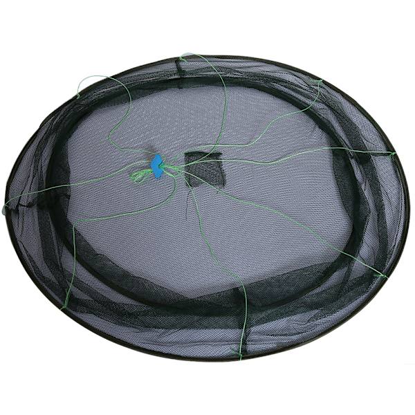 Hopfällbart fiskenät, hopfällbart fiskenät, knutlöst fiskenät, säkerhetsfällbart 100cm