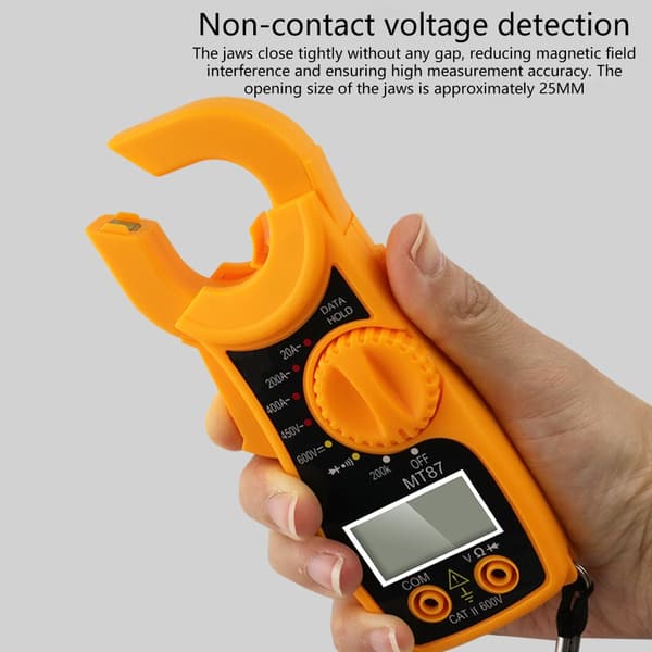 Effektiv tangamperemeter med målekapasitet for effektiv testing