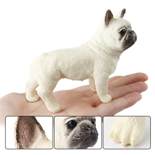 Statisk ihålig hundmodellfigur Boutique samlarfigur hunddisplayleksak