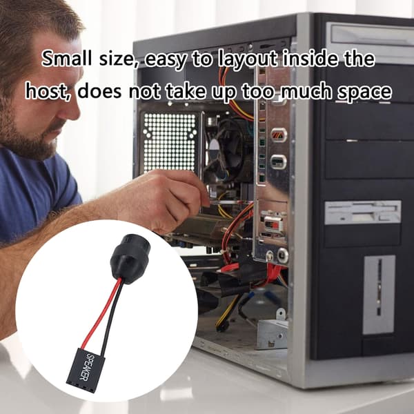 Intern Mini Plugg Høyttaler For PC Internt BIOS Datamaskin Hovedkort Mini