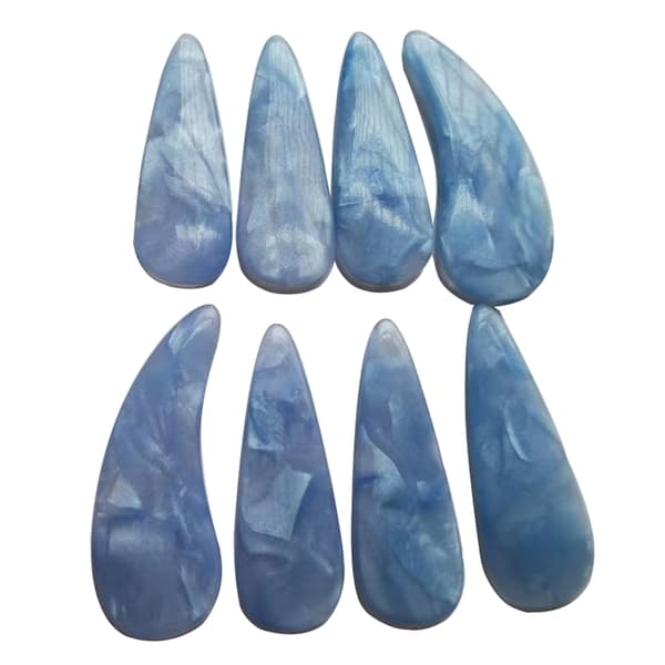 8 st Guzheng fingerplockar gitarrplockar Ukulele plocktrum fingertoppsskydd D
