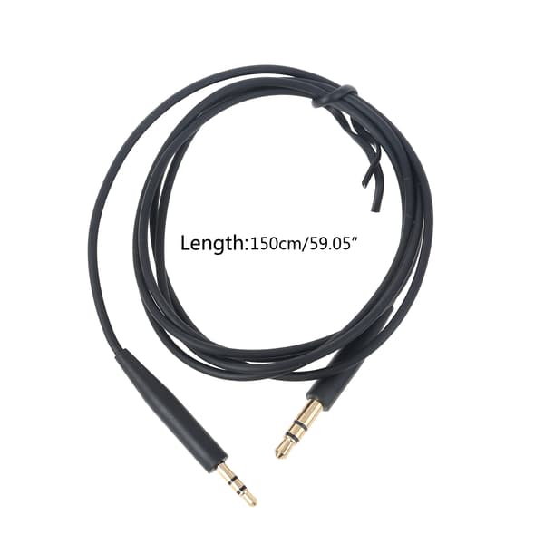 Hovedtelefon Mikrofon Kabel Ledning 3.5mm Interface til -BOSE QC25 QC35 SoundTrue