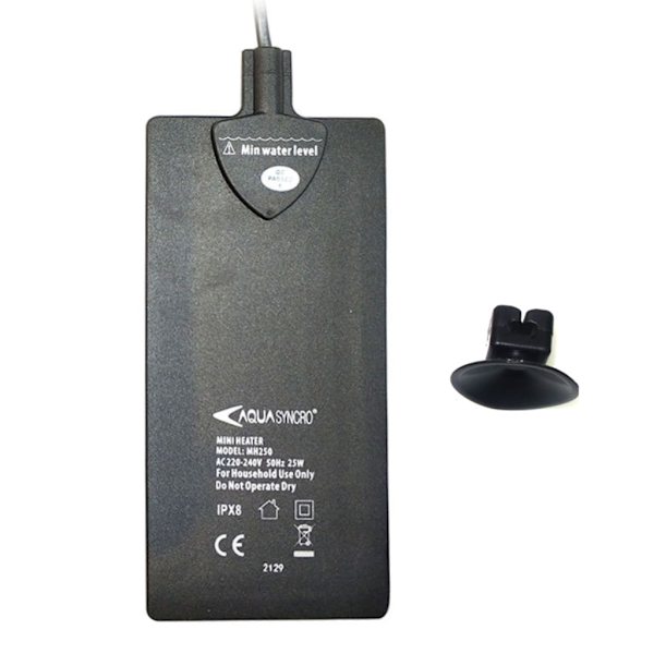 Ultratunn 7,5 W 15 W 25 W Aquarium Mini Heater Flexibel Fish for Tank for Turtle Värmestav Vatten för Tank Temperature Co