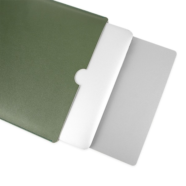 Laptopväska Vattentätt PU- cover för Book Air 13 Pro 13,3 14 15 15,6 tums case- Notebook innerväska Black 15 inch