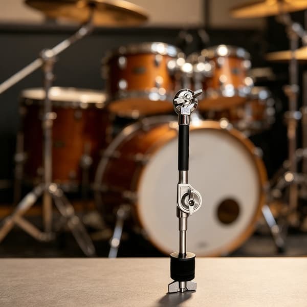 Cymbalfästeadapter Cymbalhållarklämma för säker trumsetfästning