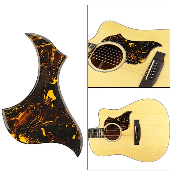 Skraplatta Gitarrtillbehör Gitarr Bakplatta Skraplatta för Gitarr
