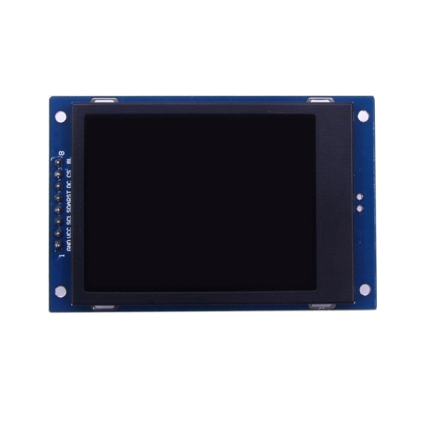 Elegant 2,4-tums LCD-skärmmodul perfekt för utvecklingskorttillbehör