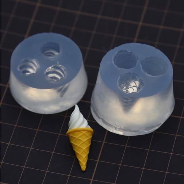 Silikone Miniature Dessert Formningsværktøj Silikoneforme til Børns Kunstprojekt