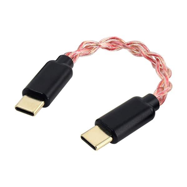 Type C til Type C Lydadapterledning Hovedtelefon Hun Bil Auxiliary Kabel