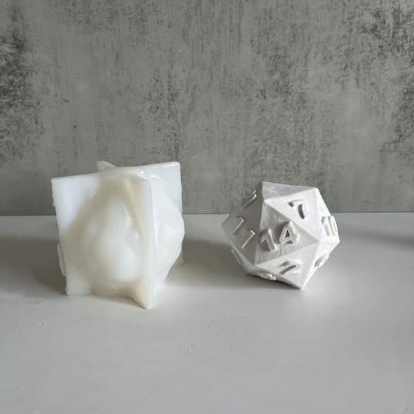 Polyhedriske Terninger Lysforme Duftlys Fremstillingsforme Terninger Silikoneform
