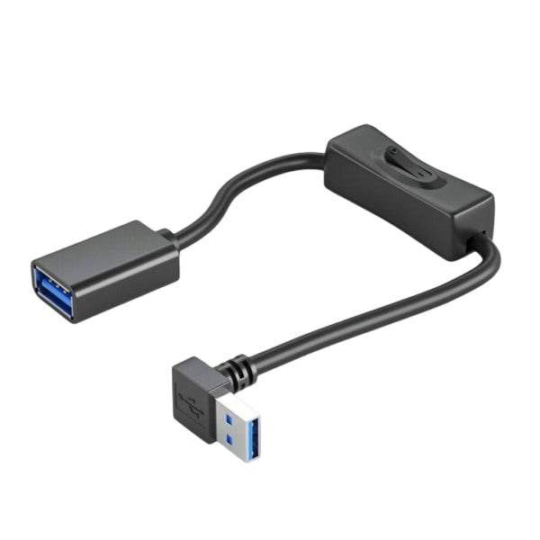USB 3.0 förlängningskabel hane till hona förlängningssladd Hög dataöverföring med switch för PC-dator USB -lampfläkt 1.5m