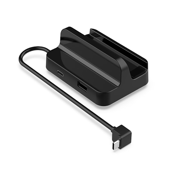 Konsoloplader Dock Station Type-C ladeholderstativ med 3x USB2.0 udgangsgrænseflade Gælder for Steam Deck
