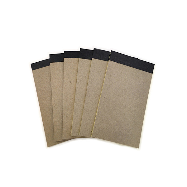 Mini notesblokke lomme notesbog, 6 stk 3x5 tommer lille skriveblok tomt foret papir