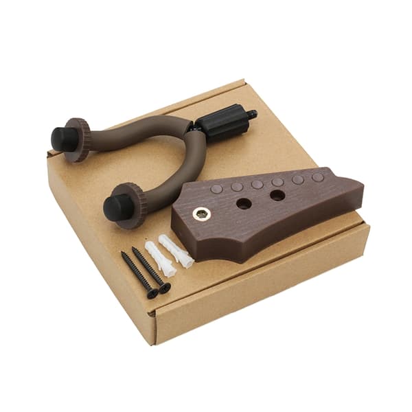 Gitarrhängare Väggfäste Krokhållare Gitarr Väggfäste Konsolhållare Dark brown C