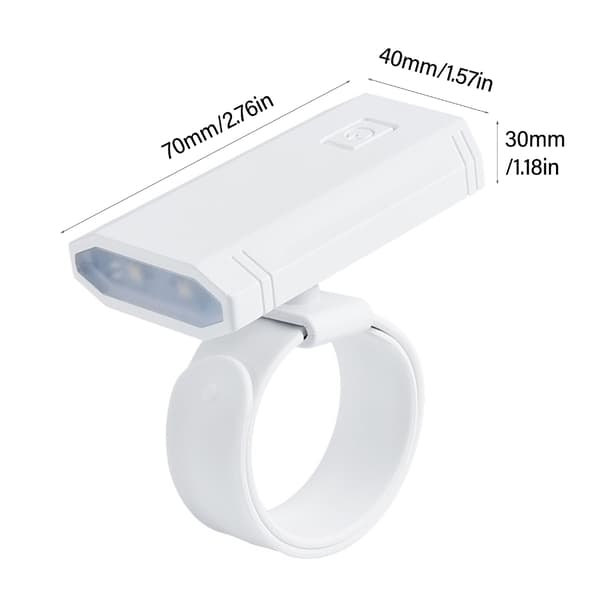 LED Armbåndslampe Lommelykter Display Oppladbare Lykter Regulerbart Lys