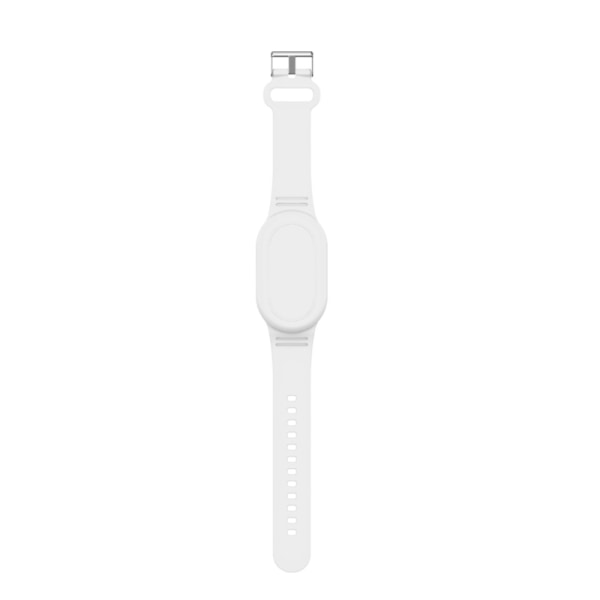 Tracker Locator Silikon justerbar rem för SmartTag 2 Armband Armbandsbälte White