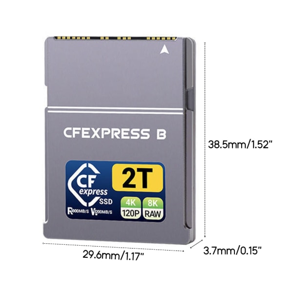 NVMe 2230 till CFexpress korthållare för Z6/Z7/Z9/R3/R5 till NVME 2230 SSD-adapter