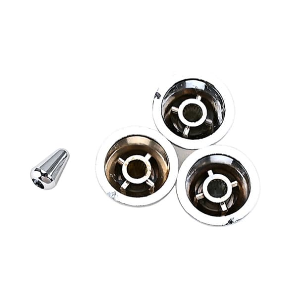 3 stk gitarhastighetsvolumtonekontrollknapper gitarpotensiometerkontrollknapper