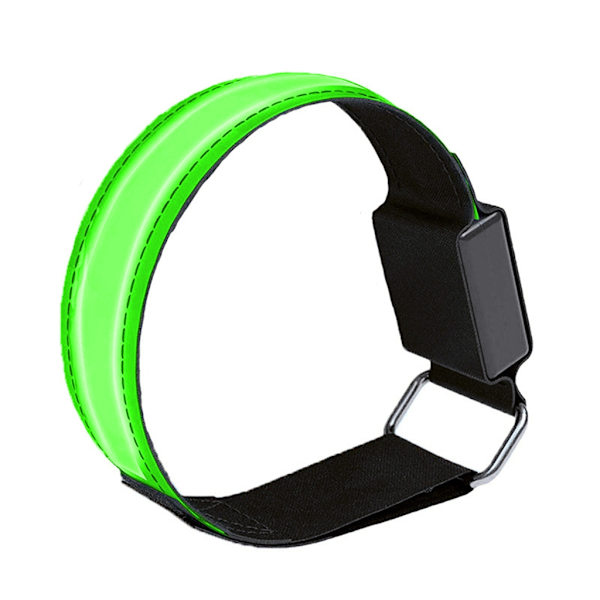 LED-opplyste nattløpsarmbånd lyser i mørket Sportsarmbånd Lysende armbånd Sikkerhetsrefleksutstyr