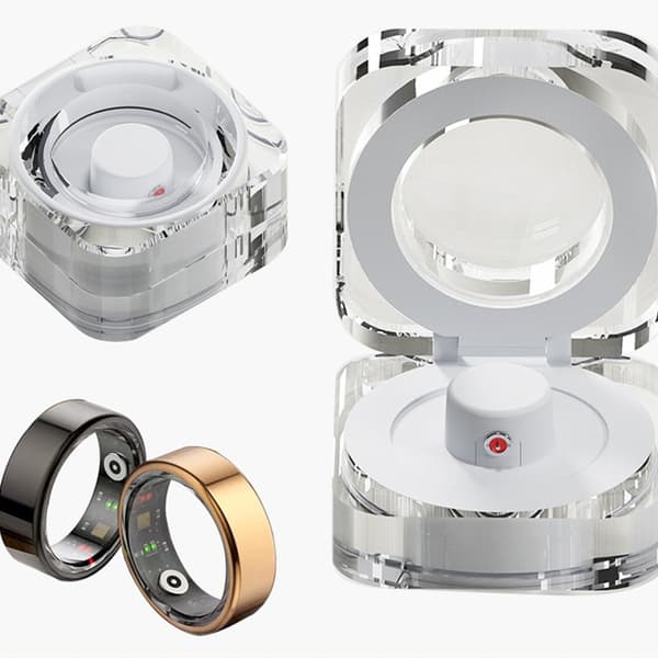Magnetisk Type C Opladningsdock til Ringe Klar ABS Konstruktion Kompakt
