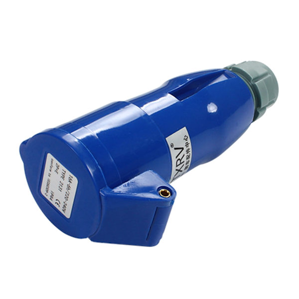 RV 220V-250V 16AMP power Twist Lock -tulo, 3 ruostumatonta terästappia, valkoinen