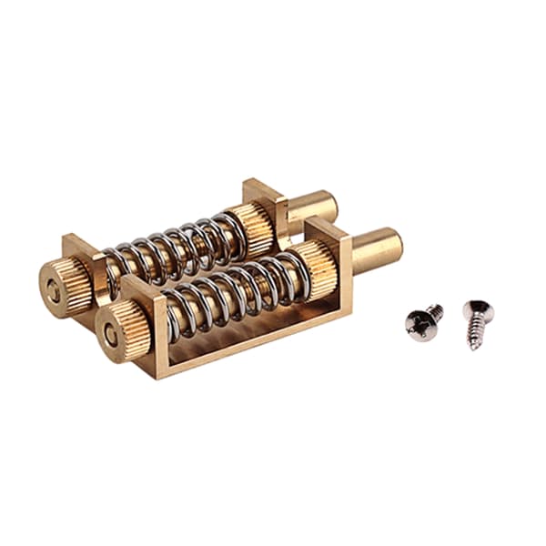 Gitarrtremolo Stopper Stabiliseringsanordning Dubbelstångs Mässing Tremolo Bryggsystem