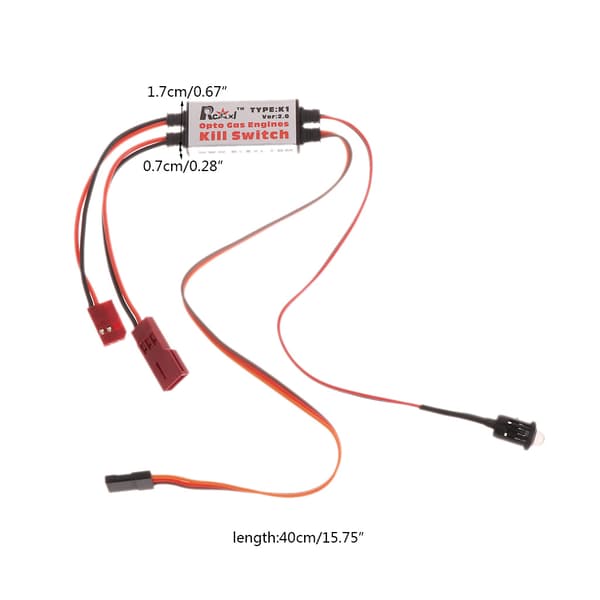 Rcexl Opto Gas Engine Cut Off Switch Flame Out Switch passer til DLA DLE DA