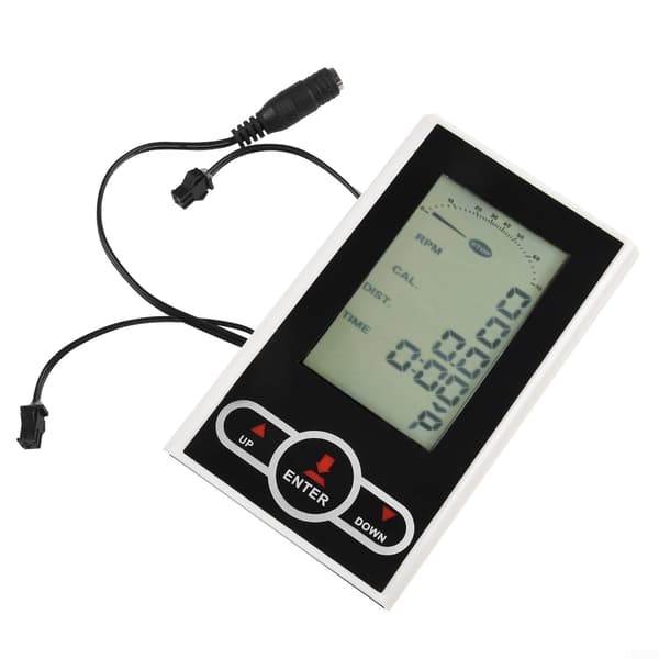 LCD-skjerm speedometer for stasjonær sykkel, speedometer, treningsdataopptaker