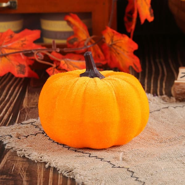 Mini Halloween-græskar til Thanksgiving Halloween-høstpynt