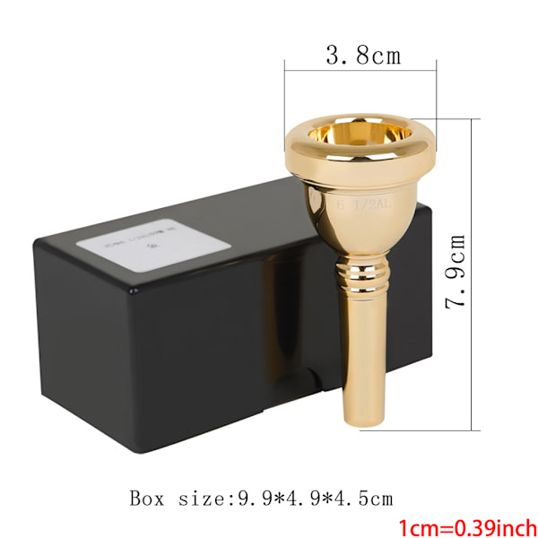 Nr. 6 Semi Blowing Munnstykke for Trombone Entusiaster Gave til Trombone Spillere