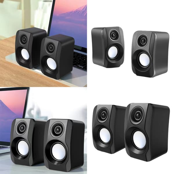 USB Kablet Computerhøjttaler Subwoofer Støjreducerende Lydboks Højttaler