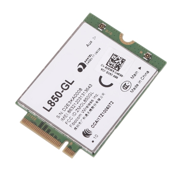 Fibocom L850-GL 4G LTE Cat9 M.2 Cellular WWAN-modul Intel XMM 7360 LTE-modem för Keenetic Router