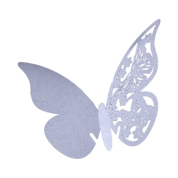 100 stk. Butterfly navn bordkort Multipurpose dekorative kort ornament