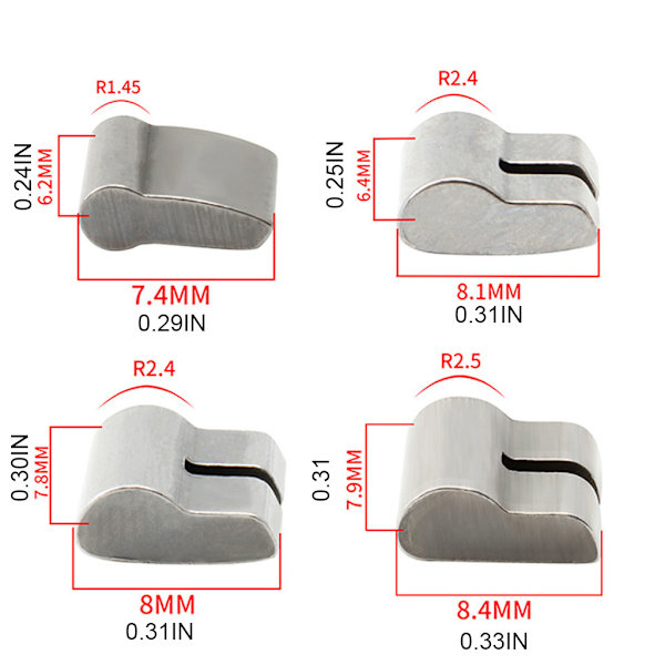 3 kpl/setti pyörän pawl-pyörän napa kasetti ajuri räikkä pawl kulutusta kestävä R1.45/R2.4/R2.5 pyörän huoltoon R2.5*7.9mm