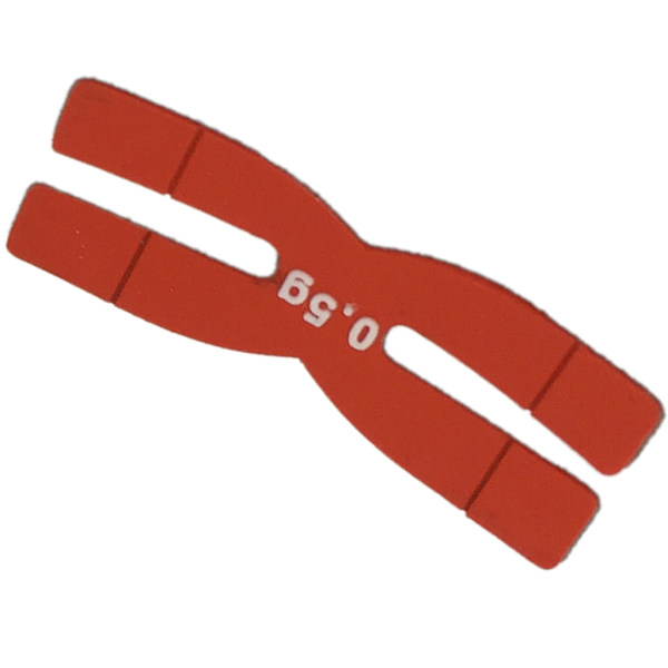3 st Badminton 0,5 g Racket Head Balance Strips H-formad Tennis Racket Vikt Red