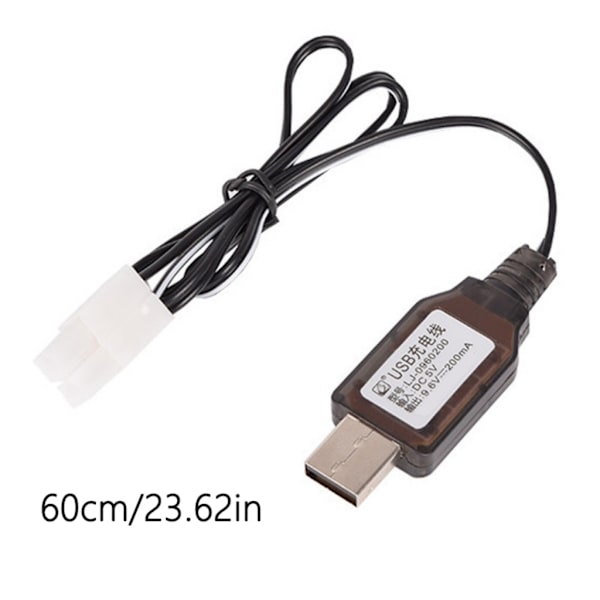 Holdbar L6.2-2P USB-ladeledning til 9,6V RCVehicles DC5V2A1A Input